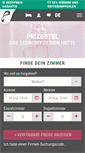 Mobile Screenshot of prizeotel.com